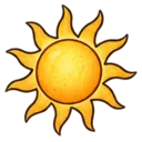 summer sun illustration