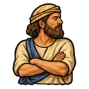 man refusing to listen illustration