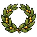 honor wreath illustration