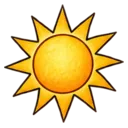 summer sun illustration