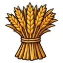 harvest wheat illustration